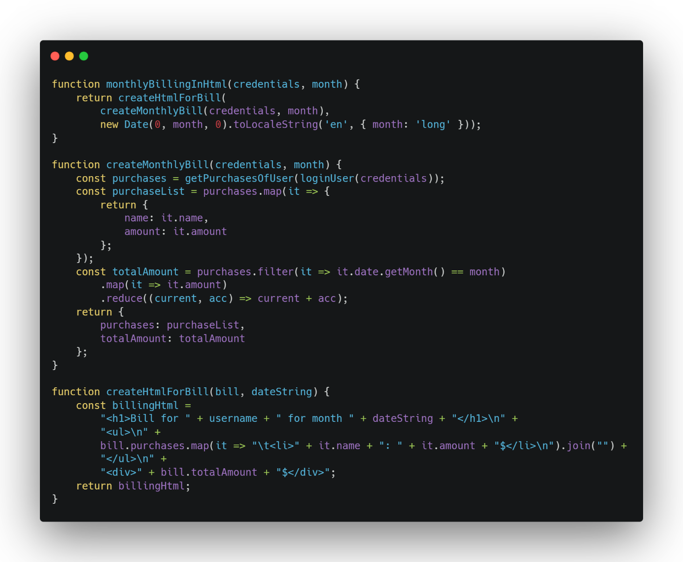 Abbildung 8: Introduce Parameter Object
